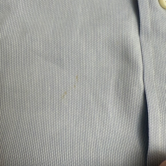 Polo Ralph Lauren Andrew Men's 17.5 34/35 Light Blue Striped Button‎ Down Shirt - Picture 7 of 12